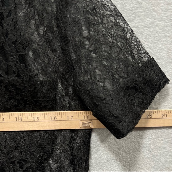 Alexander Wang Lace Belted Mini Dress Pocket Womens Sz 8 - Picture 9 of 12